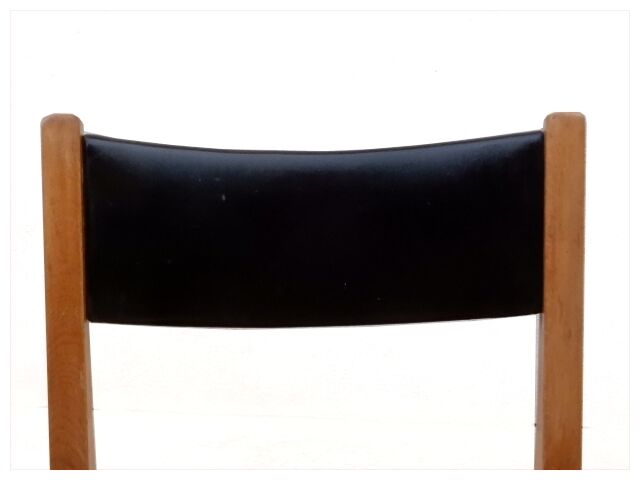 Set of 6 vintage Scandinavian chairs 1960s