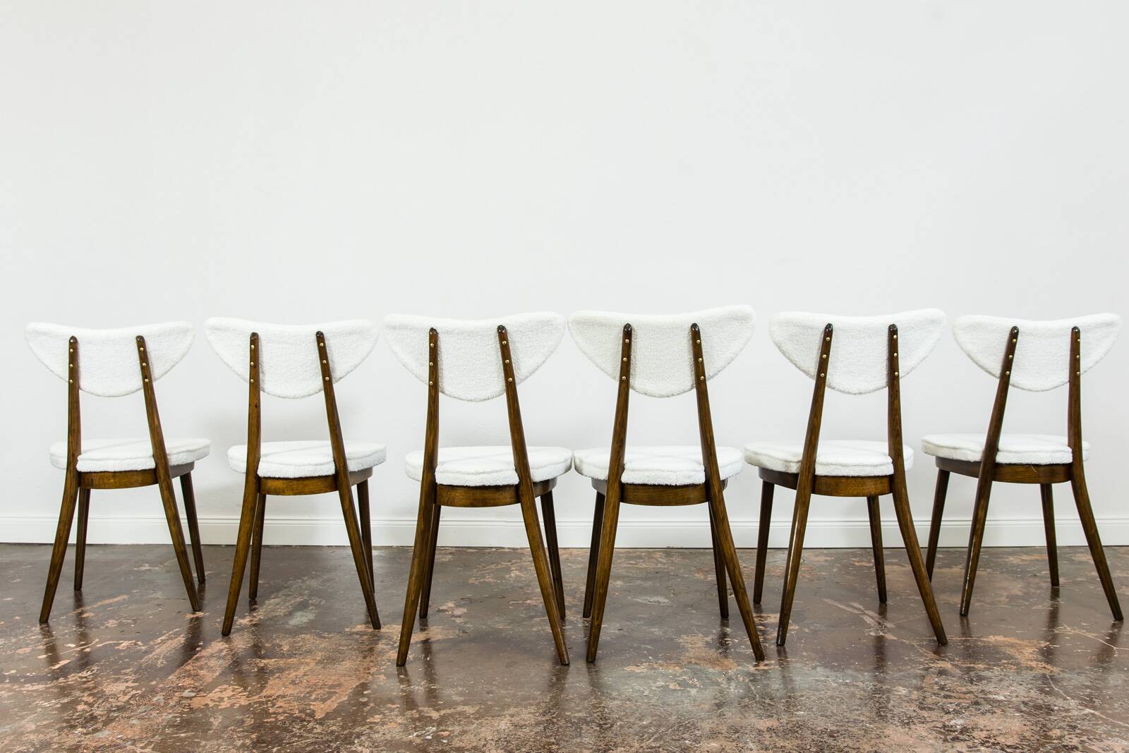 Set of 6 chairs No 124 by H & J Kurmanowicz, Poland, 1950s