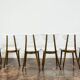 Set of 6 chairs No 124 by H & J Kurmanowicz, Poland, 1950s