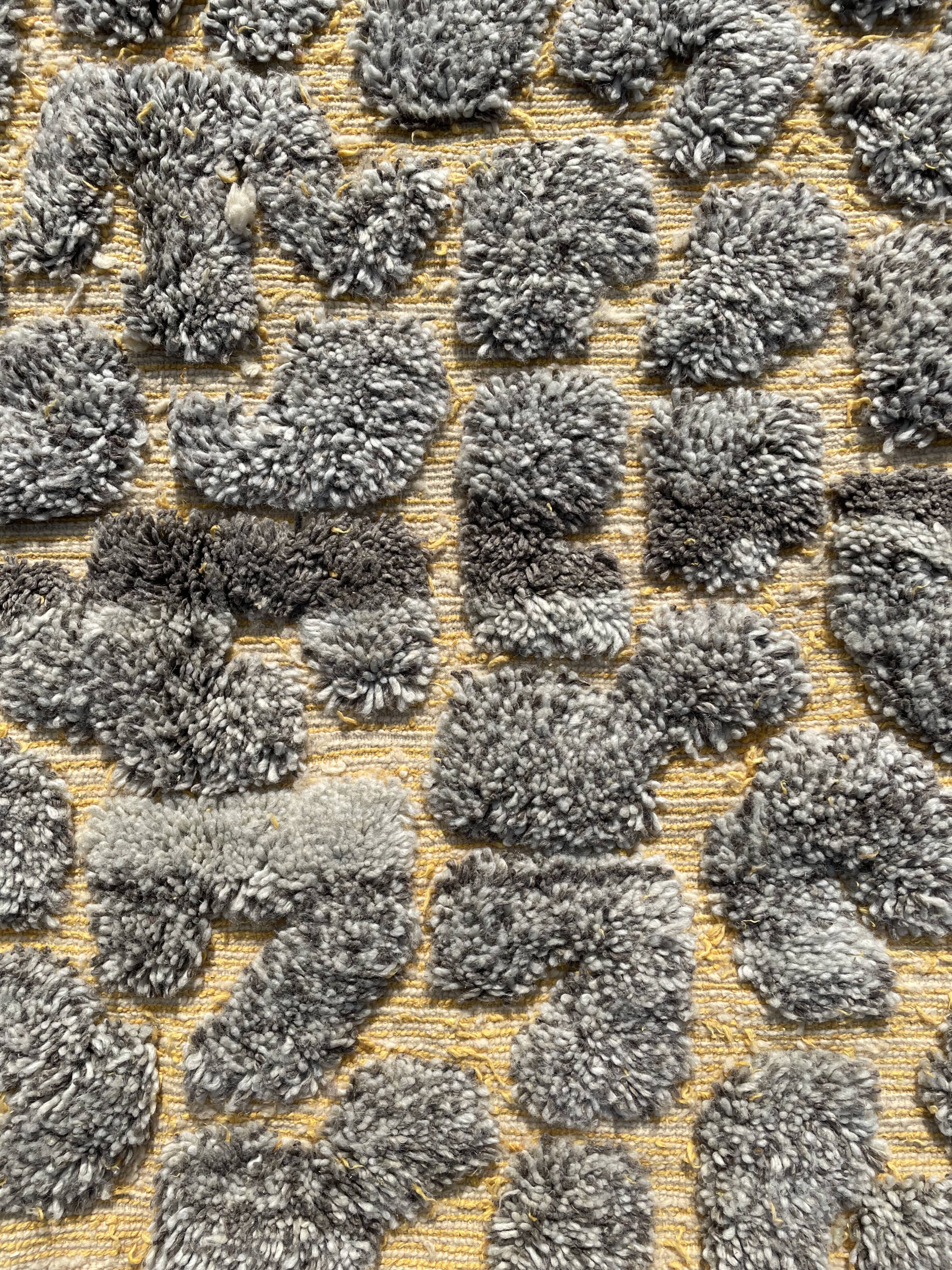 Carpet berbere m'rirt in wool 200x300 cm