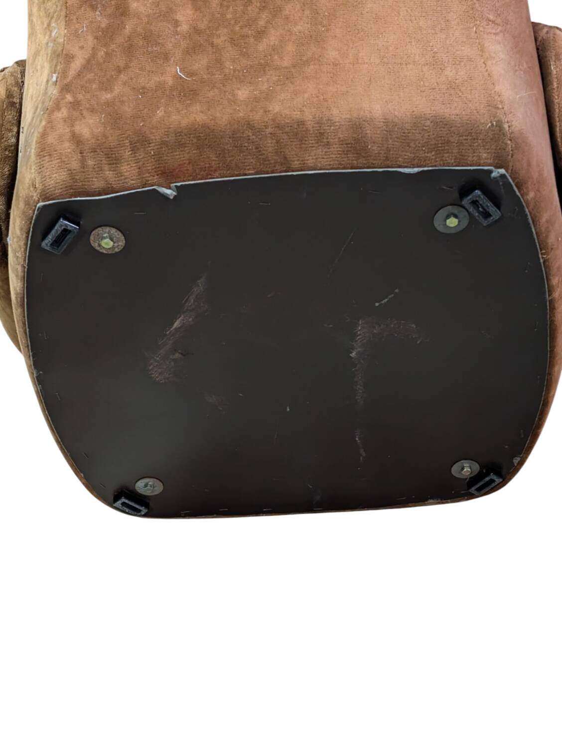 Vintage velvet armchair