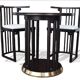 Fledermaus set [1905], Josef Hoffmann (1870-1956); Wittmann (c. 1970)