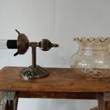 Vintage glass wall lamp