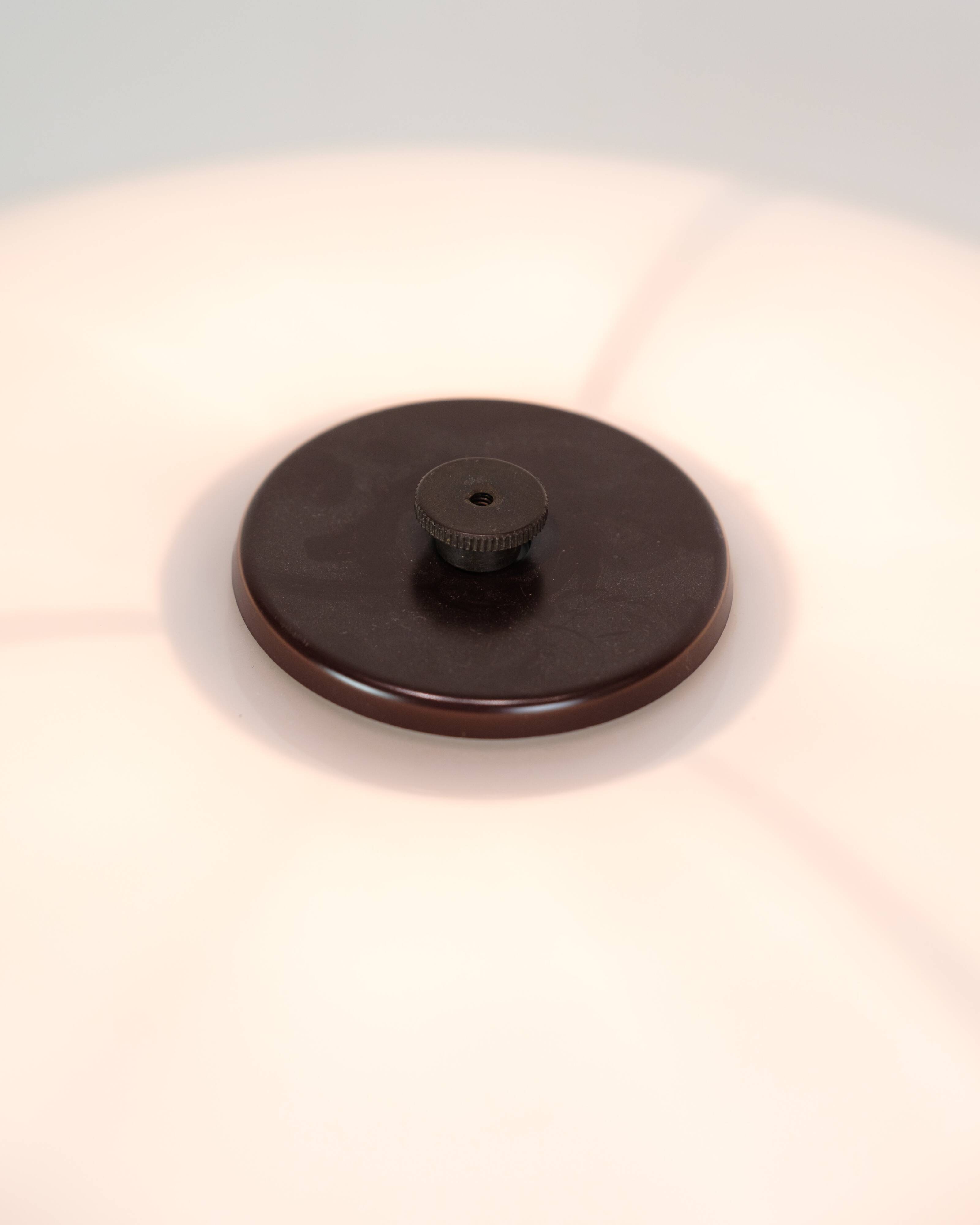 Table Lamp PH 4/2½ Made With White Opal Glass & Burnished Brass By Poul Henningsen From 1930s