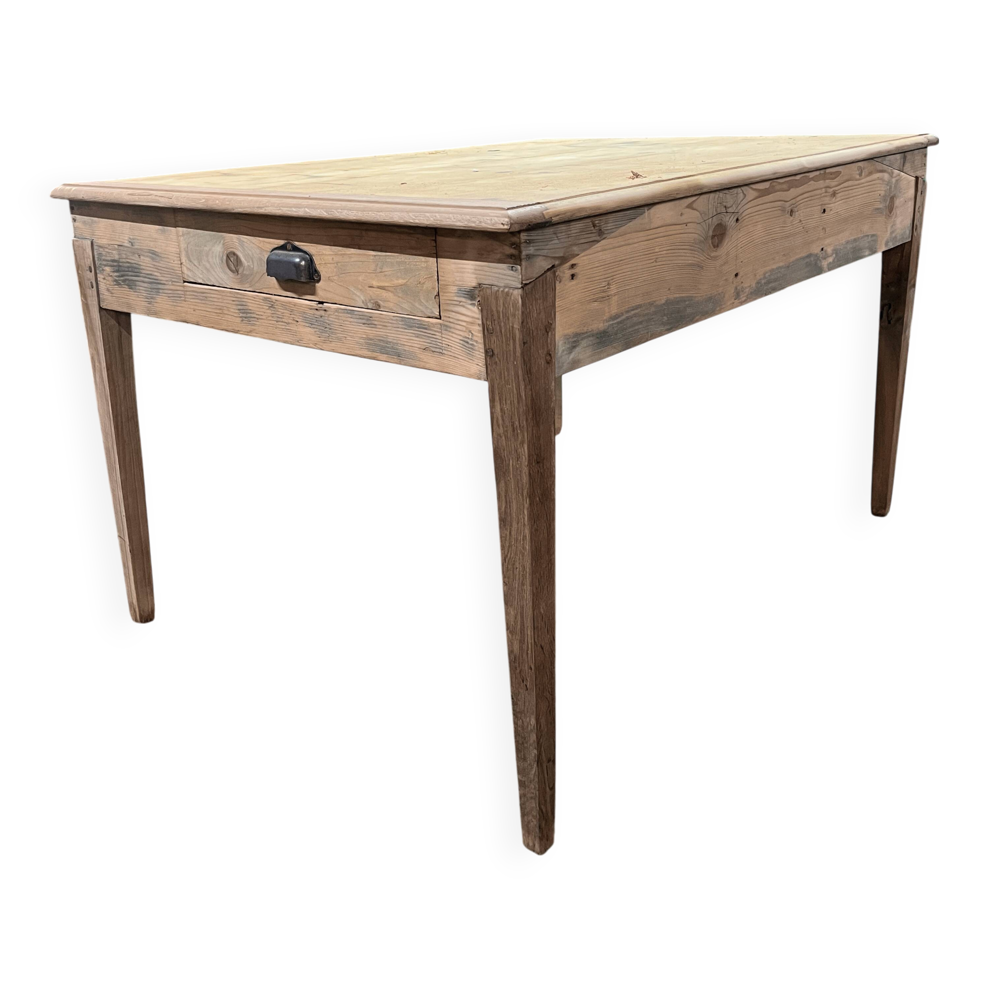 Antique solid wood table – Unique piece from the early 1900s
