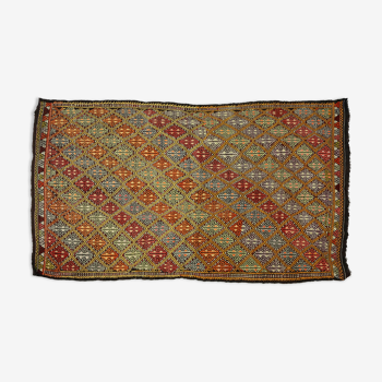 Anatolian handmade kilim rug 276 cm x 157 cm