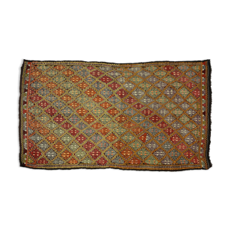 Anatolian handmade kilim rug 276 cm x 157 cm