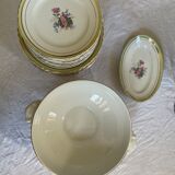 Flat porcelain plates - Moulin des Loups