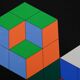 Victor vasarely : composition cinétique : bi hexa - sérigraphie originale s