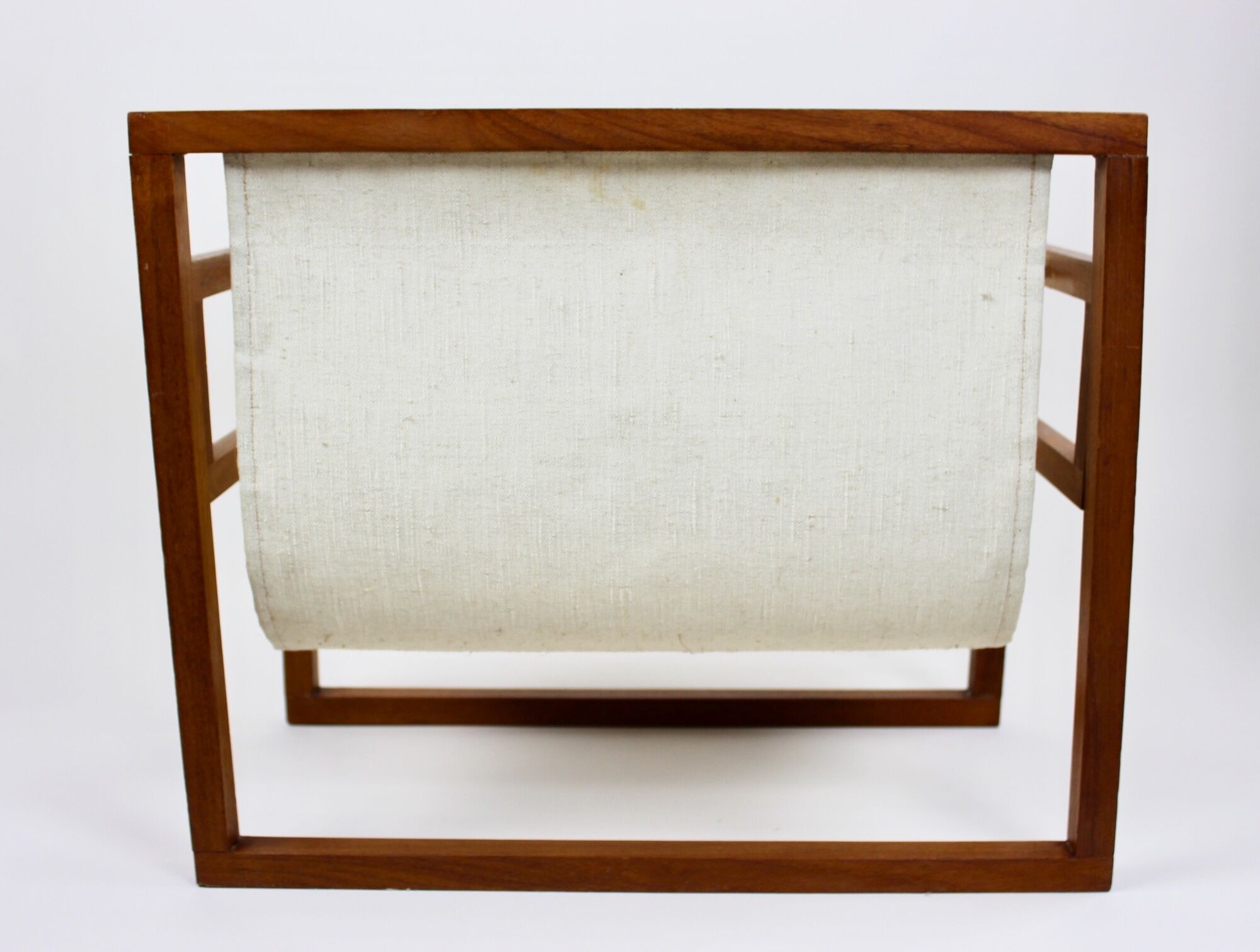 Magazine holder by Henning Wind-Hansen for Sika Møbler, magazine rack Danish Design