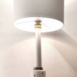 White opaline column lamp from the 1950s