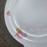 Vintage porcelain cake plate, stamped Czechoslovakia RK