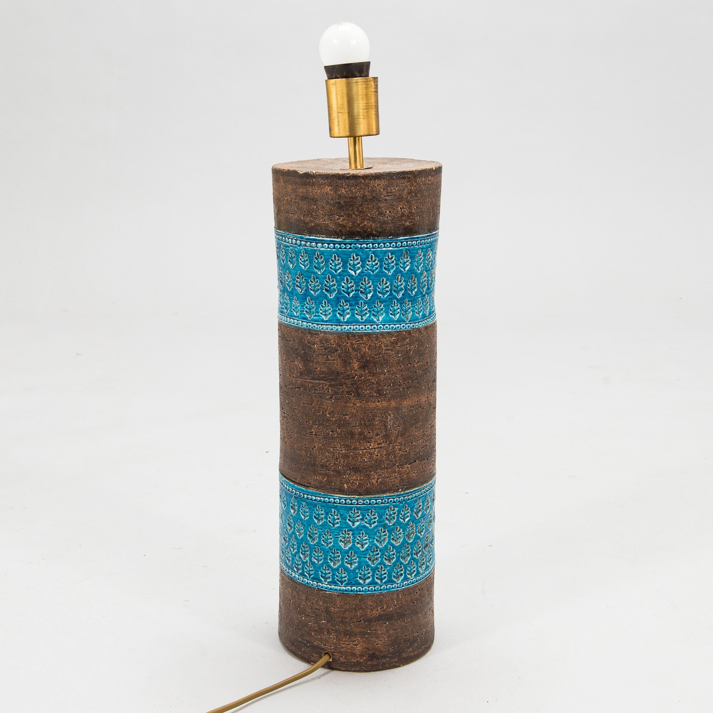 Table Aldo Londi Lamp for Bitossi Ceramic Italy 1960