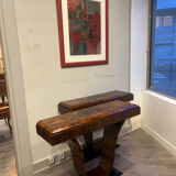 Art Deco pair of consoles