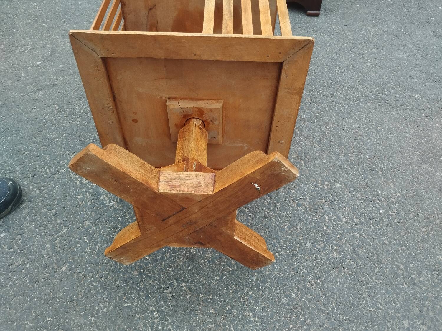 Beautiful antique vintage revolving bookcase