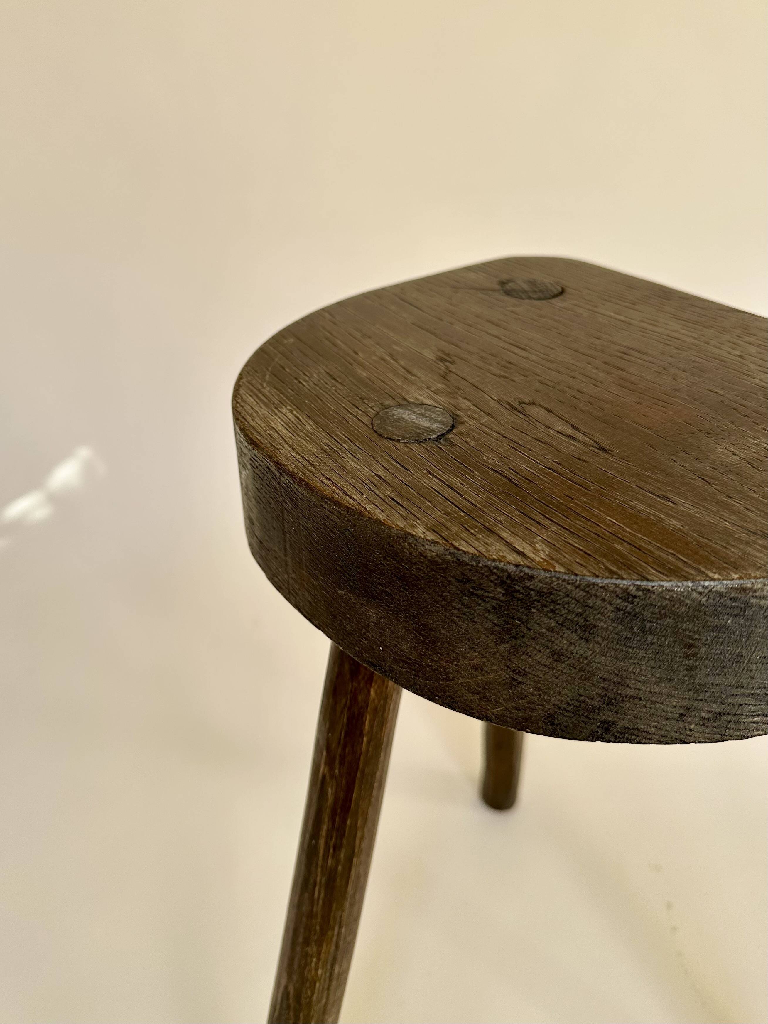 Tripod stool, late 19th century