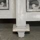 Vintage sideboard with wrought iron doors