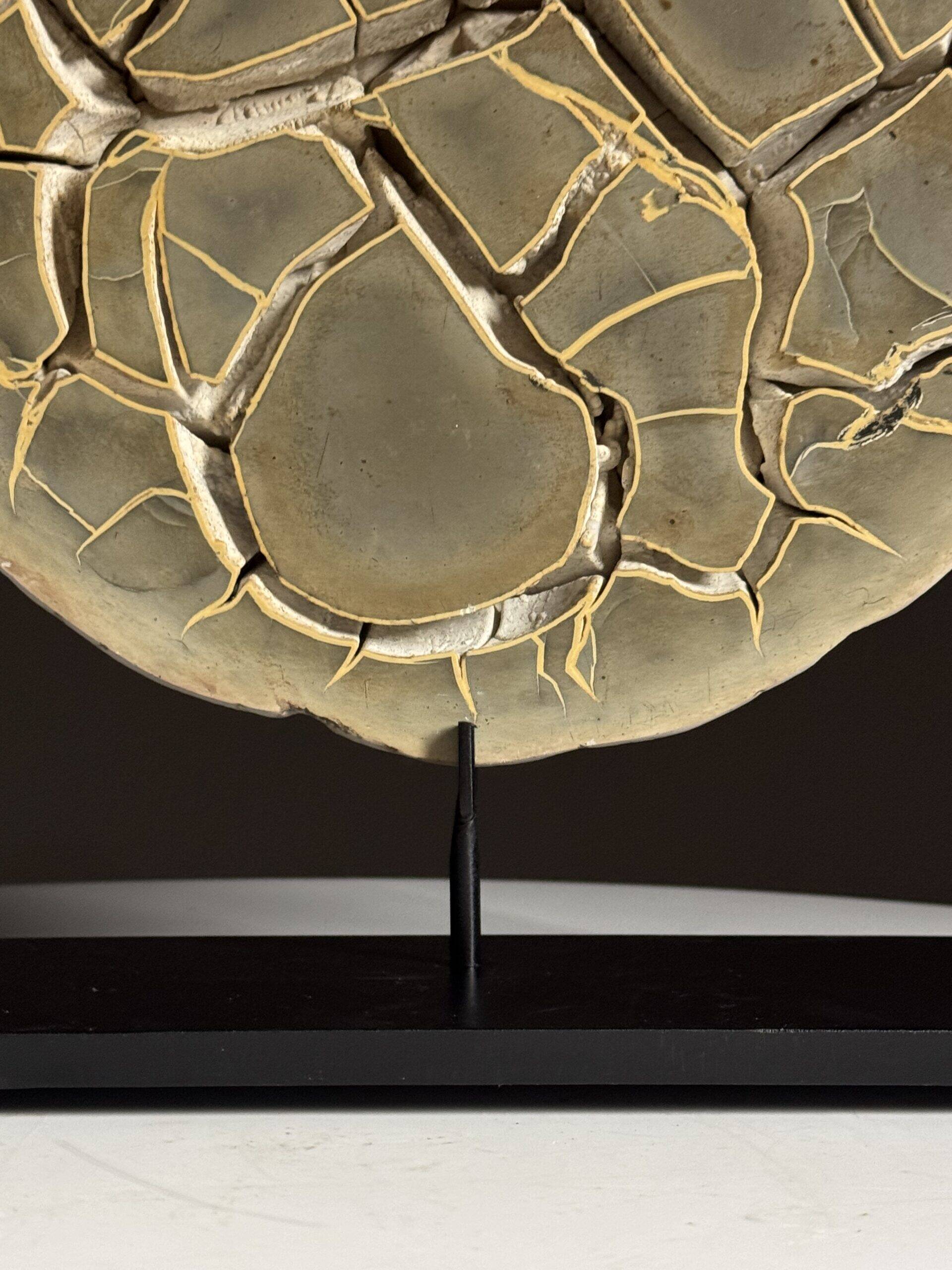 Septarian nodule on stand