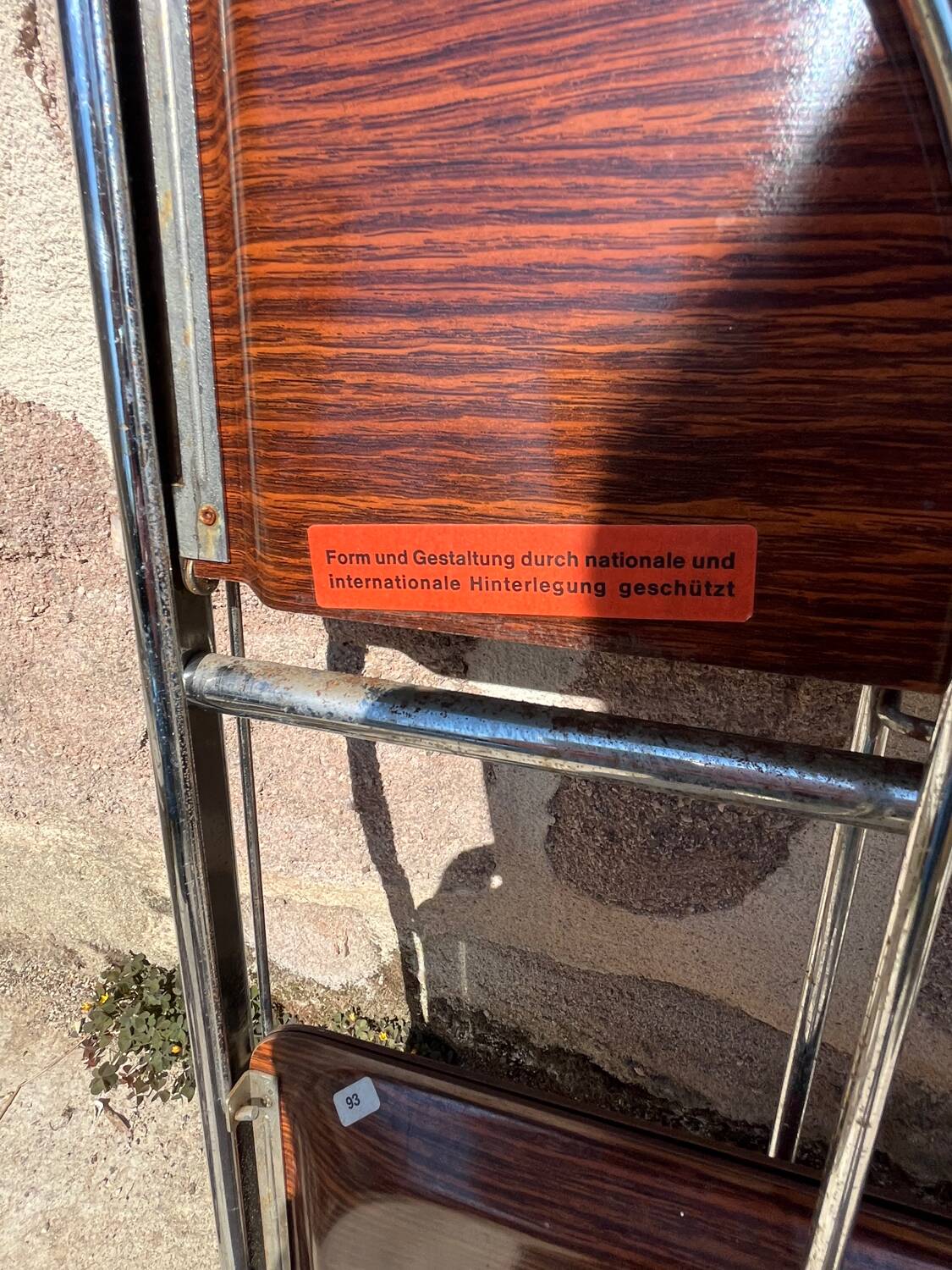 Vintage serving trolley