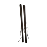 Pair of old skis wooden
