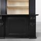 Bibliothèque haute noire du 20e siècle en MDF, Royaume-Uni