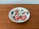 Vintage ceramic bowl with hand-painted floral decoration by S.S. Crown, Japan.