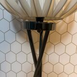 Lampadaire tripode métal année 80