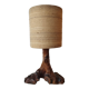 Wooden foot lamp