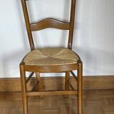Cherry wood dining chairs
