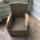 Rattan armchair