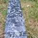 Grey marble fireplace