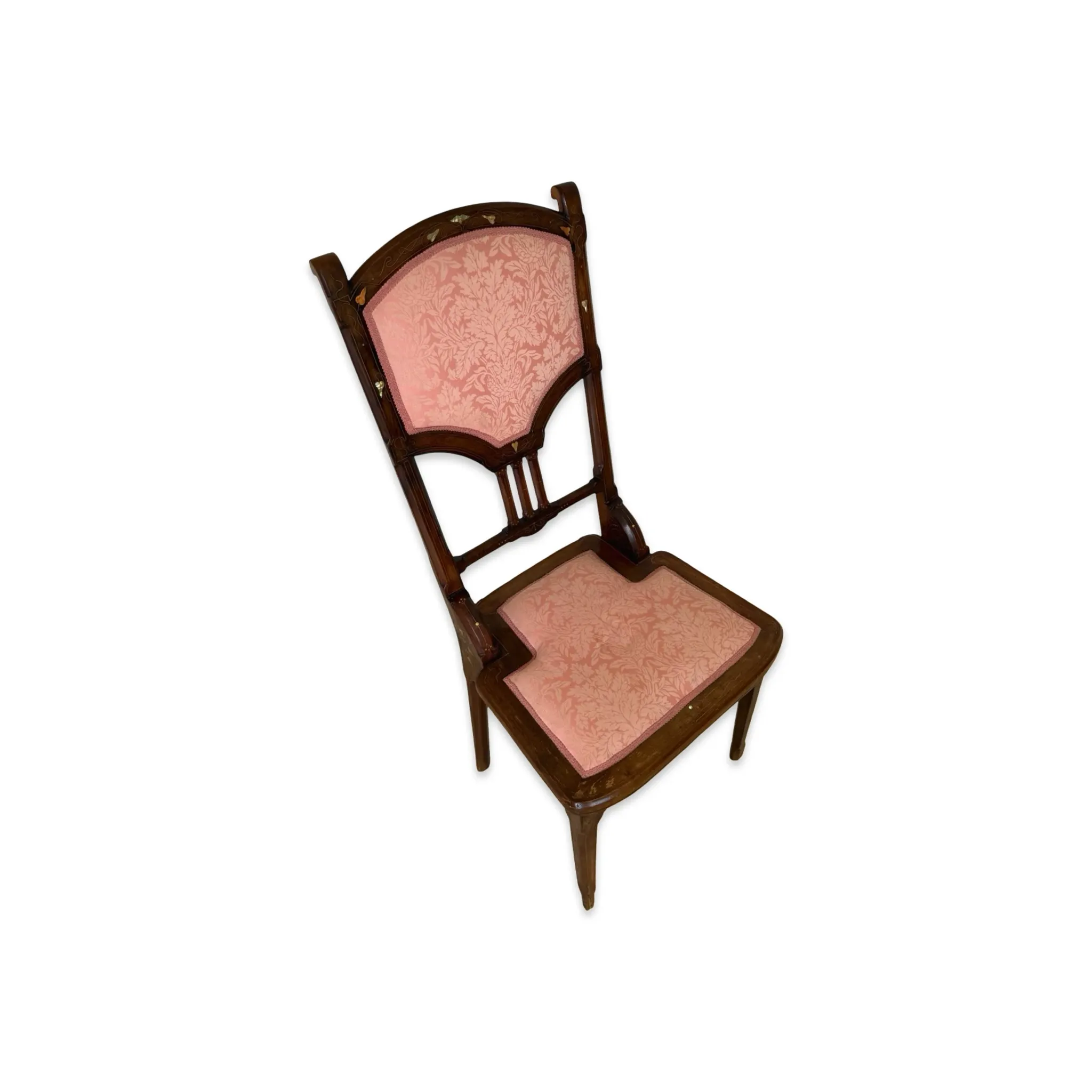 Antique Art Nouveau / Liberty Side Chair – Italy, circa 1900–1910
