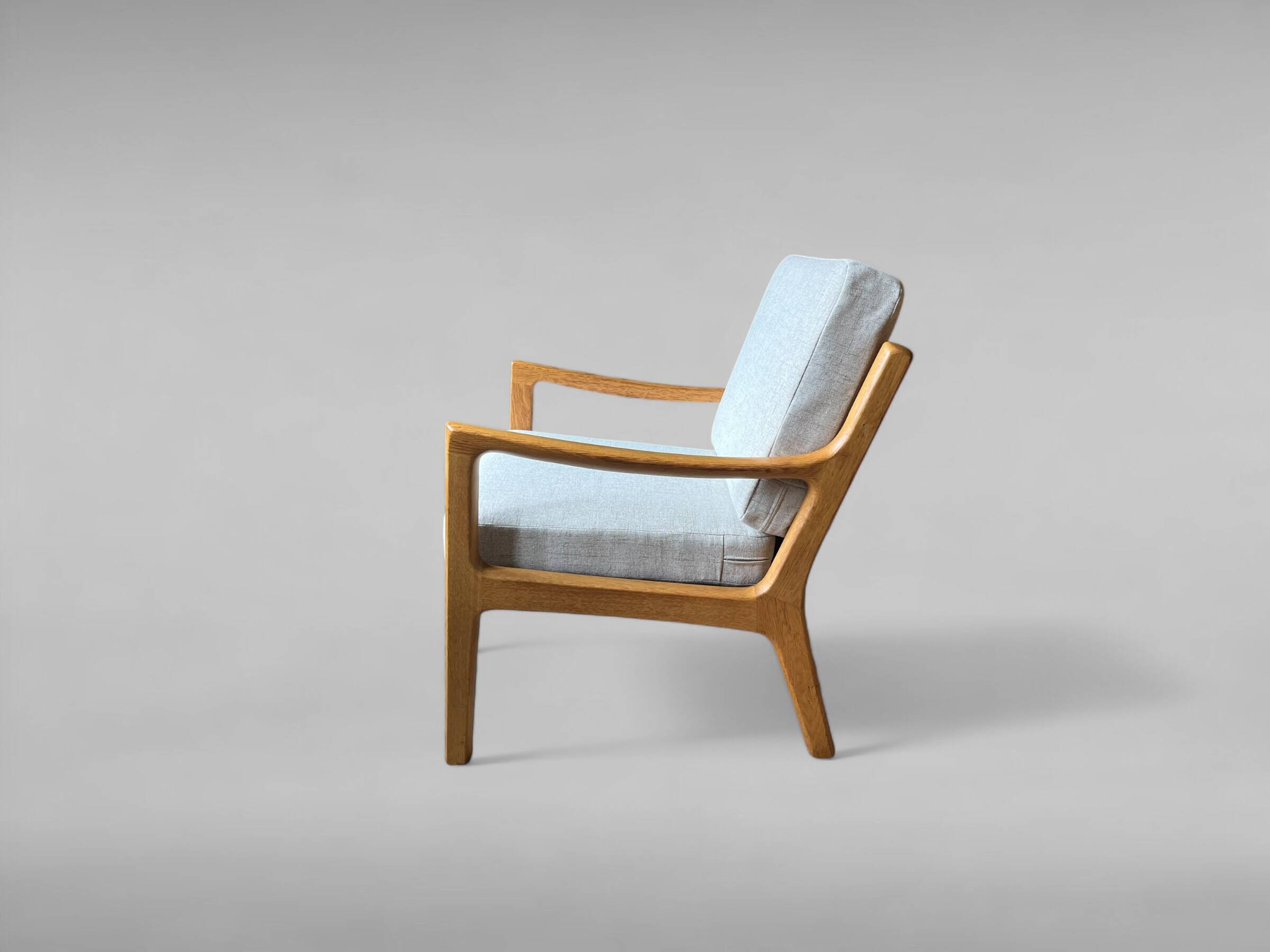 Loungesessel par Ole Wanscher pour P. Jeppesen, Set de 2