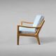 Lounge chair by Ole Wanscher for P. Jeppesen, Set of 2