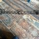 Vintage metal coat rack