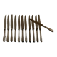 Set of 12 Christofle Cluny Vieux Paris brasserie knives 1960