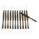 Set of 12 Christofle Cluny Vieux Paris brasserie knives 1960