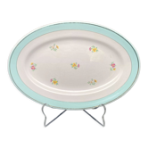 Lunéville half-porcelain serving dish