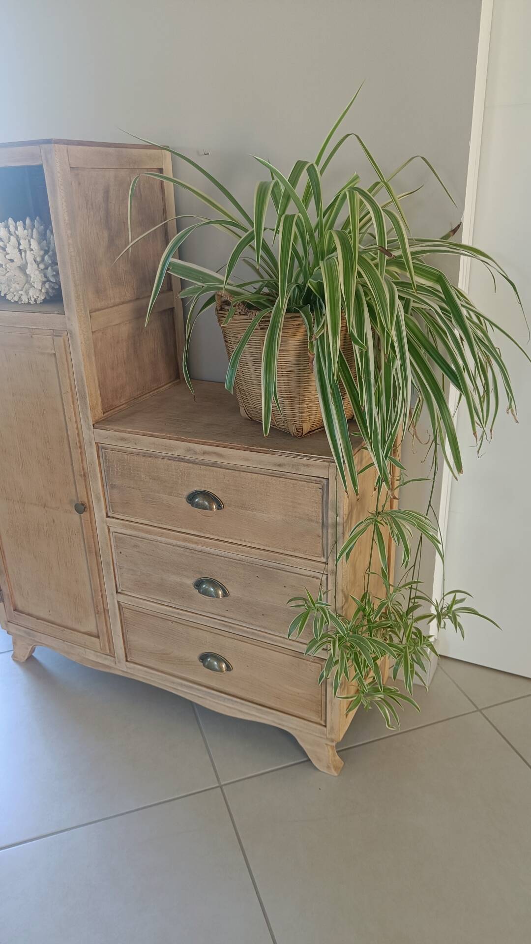 Handcrafted asymmetrical wooden furniture