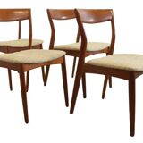 Set van 4 dens design R. Borregaard voor Viborg eetkamerstoelen