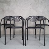 Italian Alisea armchairs by Lisa Bross for Studio Simonetti, 1980s, Set of 4