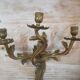 Pair of Louis XV style gilded bronze sconces