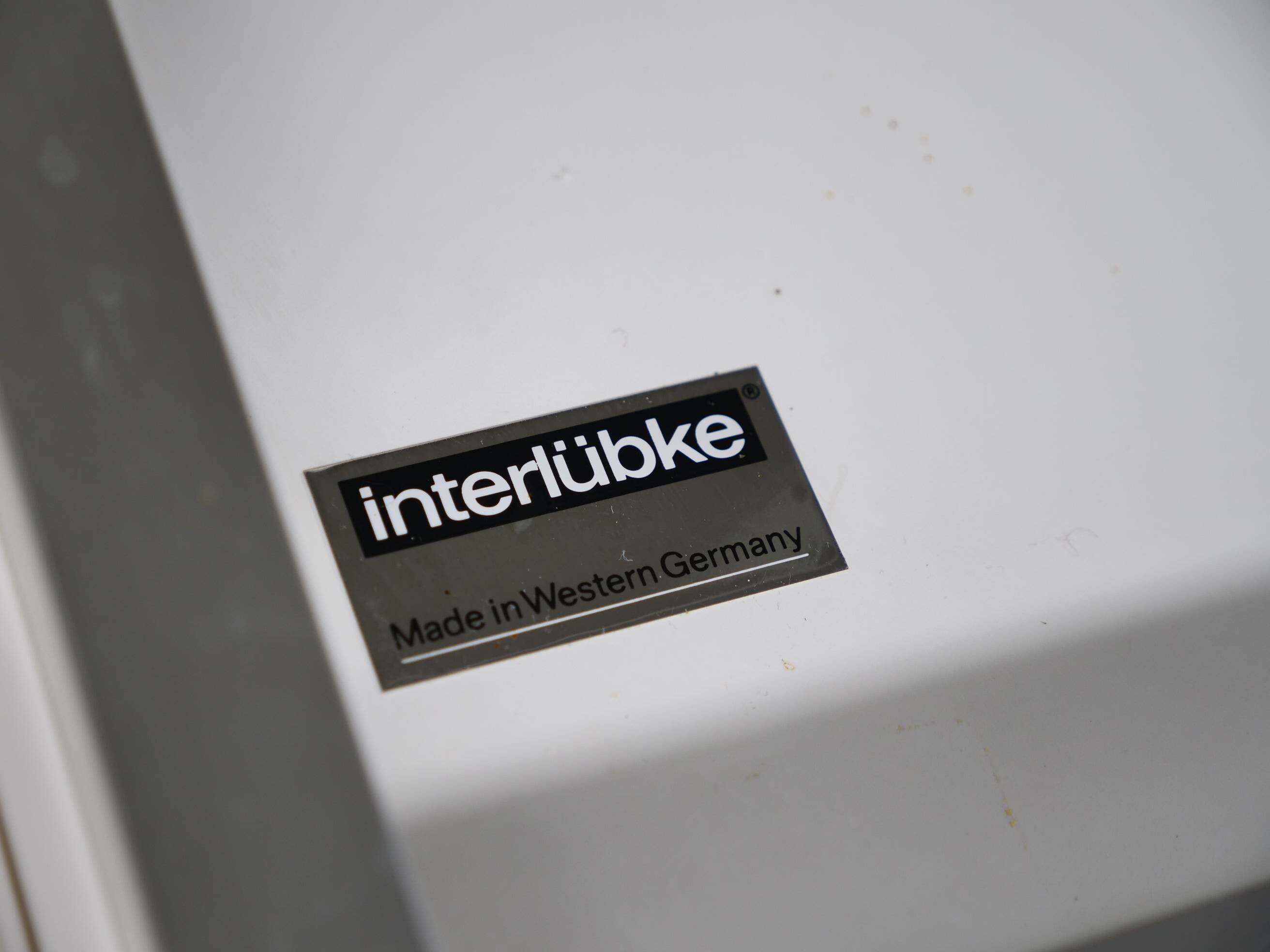 Postmodern highboard cabinet with fold-out desk by Interlübke, 1970s 1980s