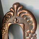 Art nouveau copper metal frame 31 cm x 19 cm