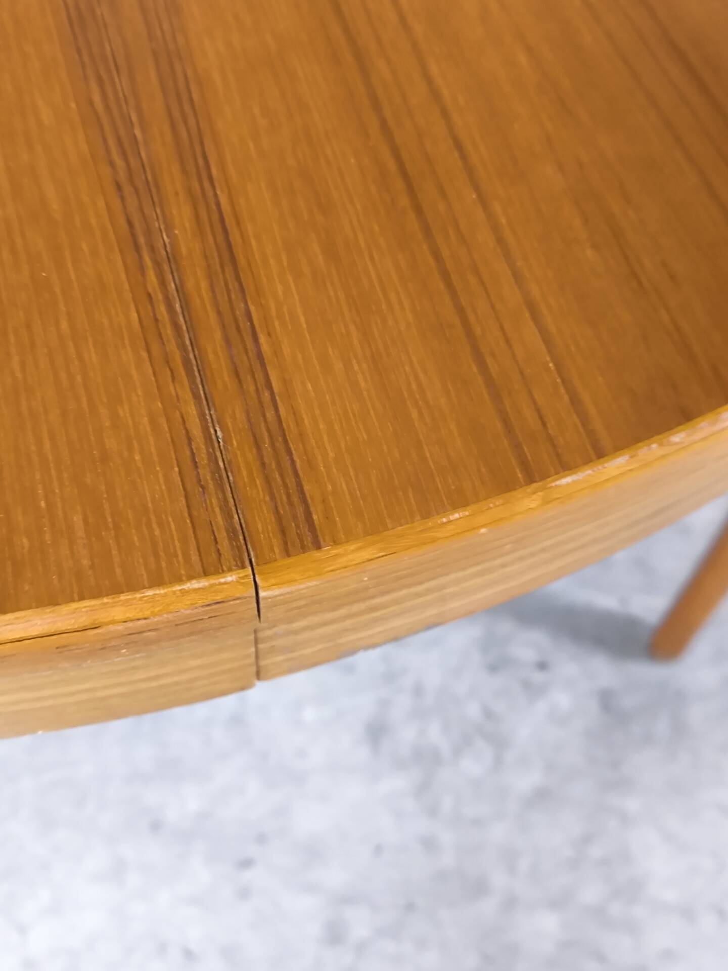 Vintage teak Scandinavian table from the 1960s.