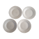 4 plates earth of iron Sarreguemines