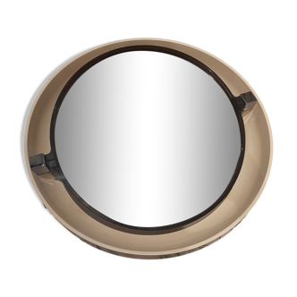 Miroir rond sdb années 70