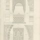 Old engraving architecture columns