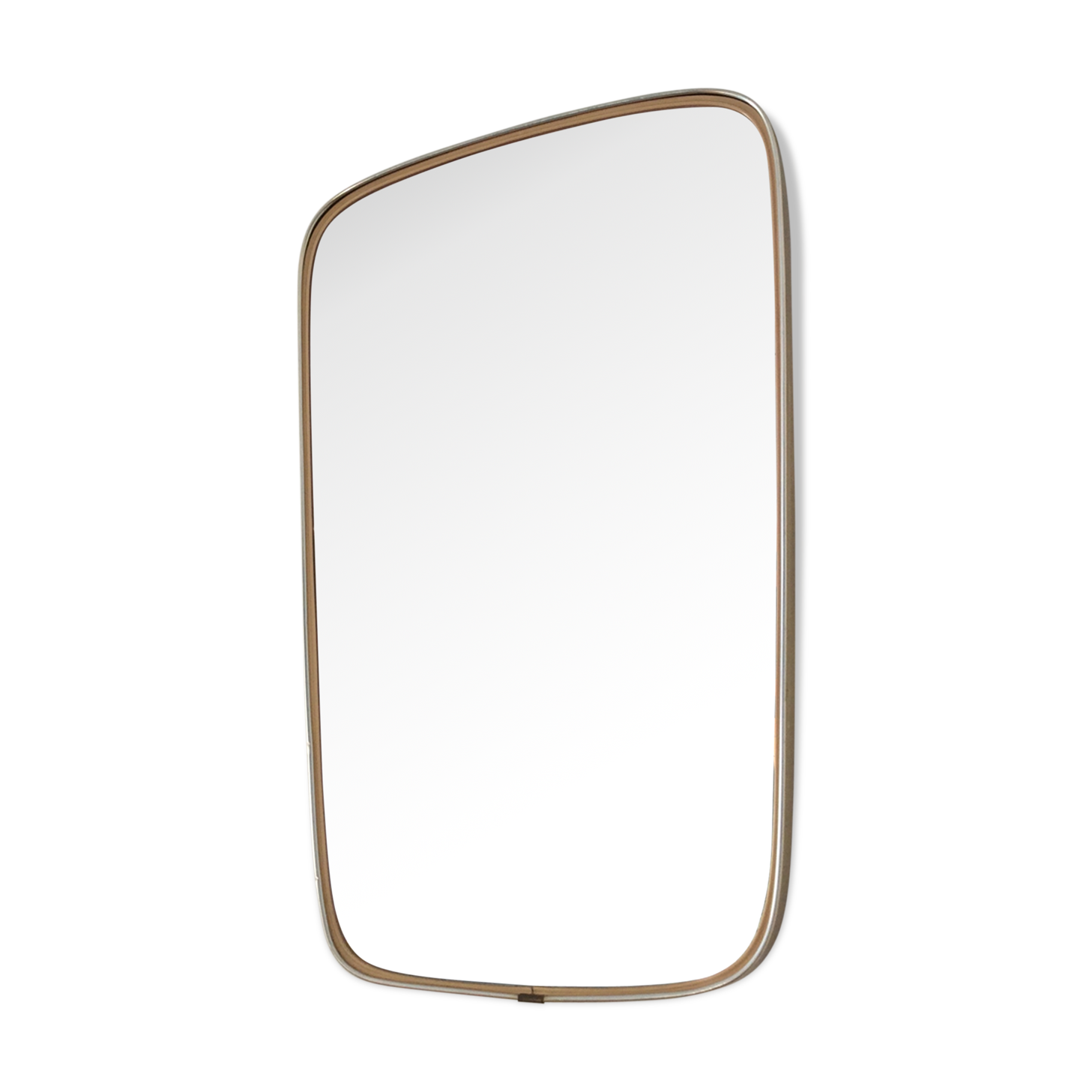 Free-form mirror of the 60s and 70s 36x56cm