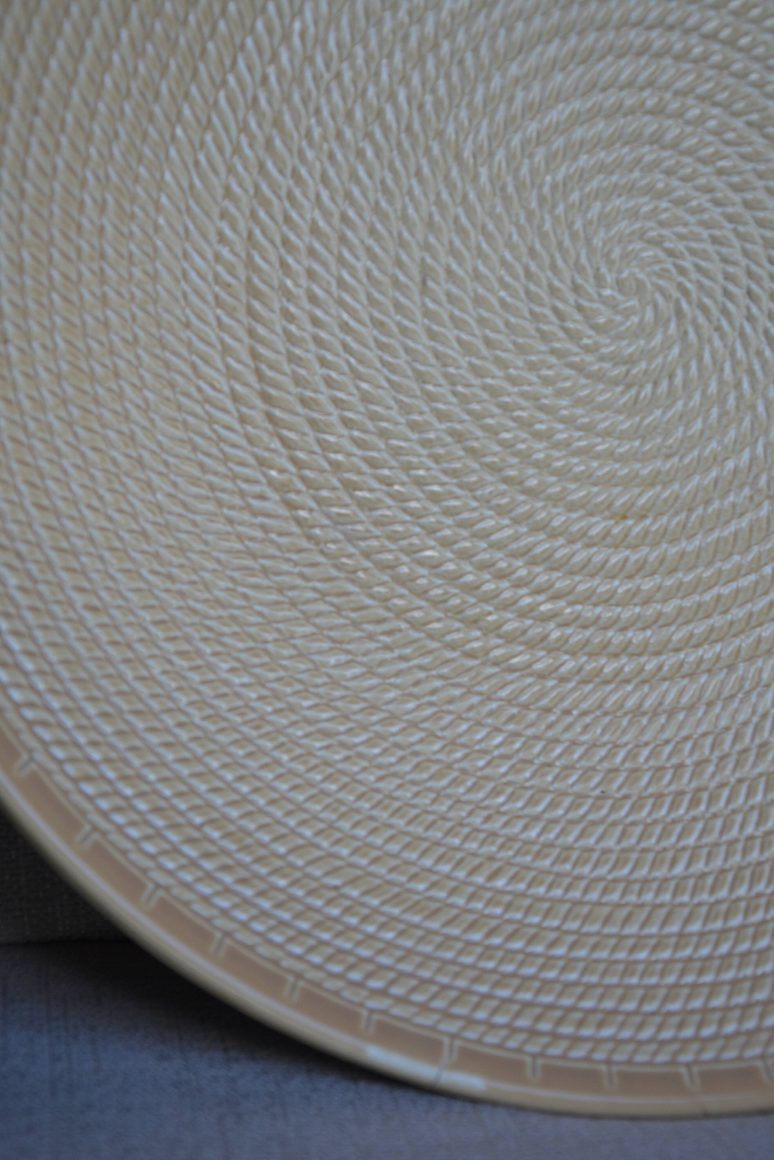 Large dish/bowl Keralux Boch "Cordaline" 1956